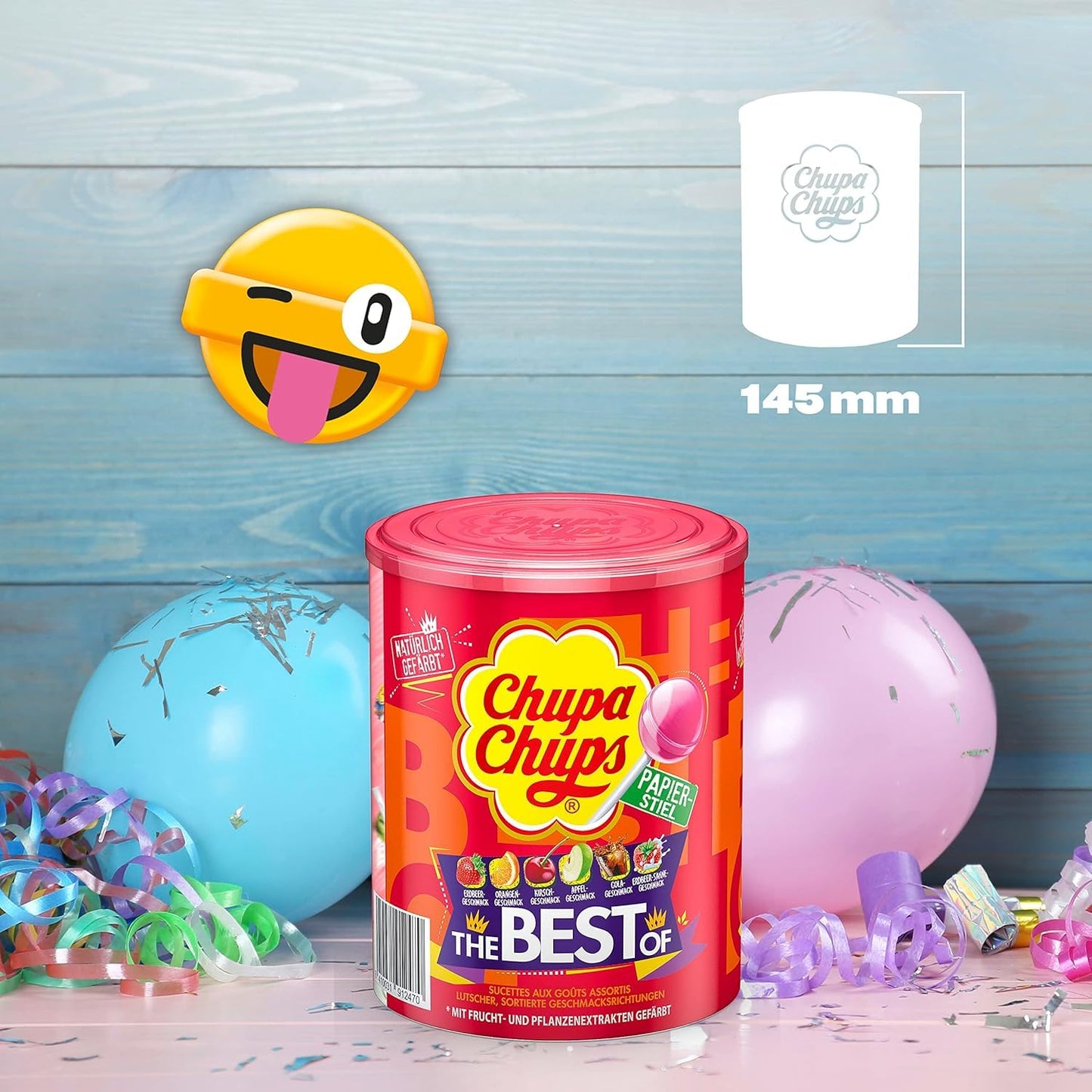 Chupa Chups Best of Lollipops Tin Pack of 50 x 12 g