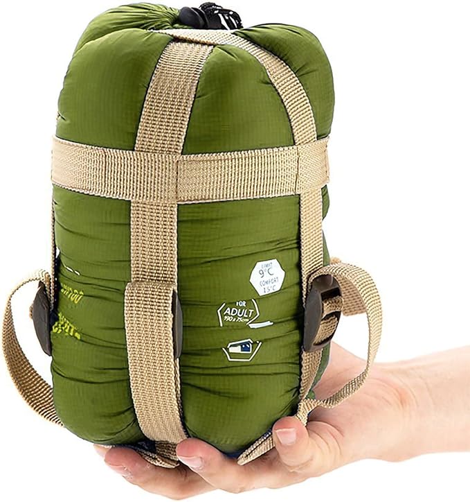 ECOOPRO Warm Weather Sleeping Bag - Portable, Waterproof, Compact Lightweight, Comfort with Compression Sack - Great for O...