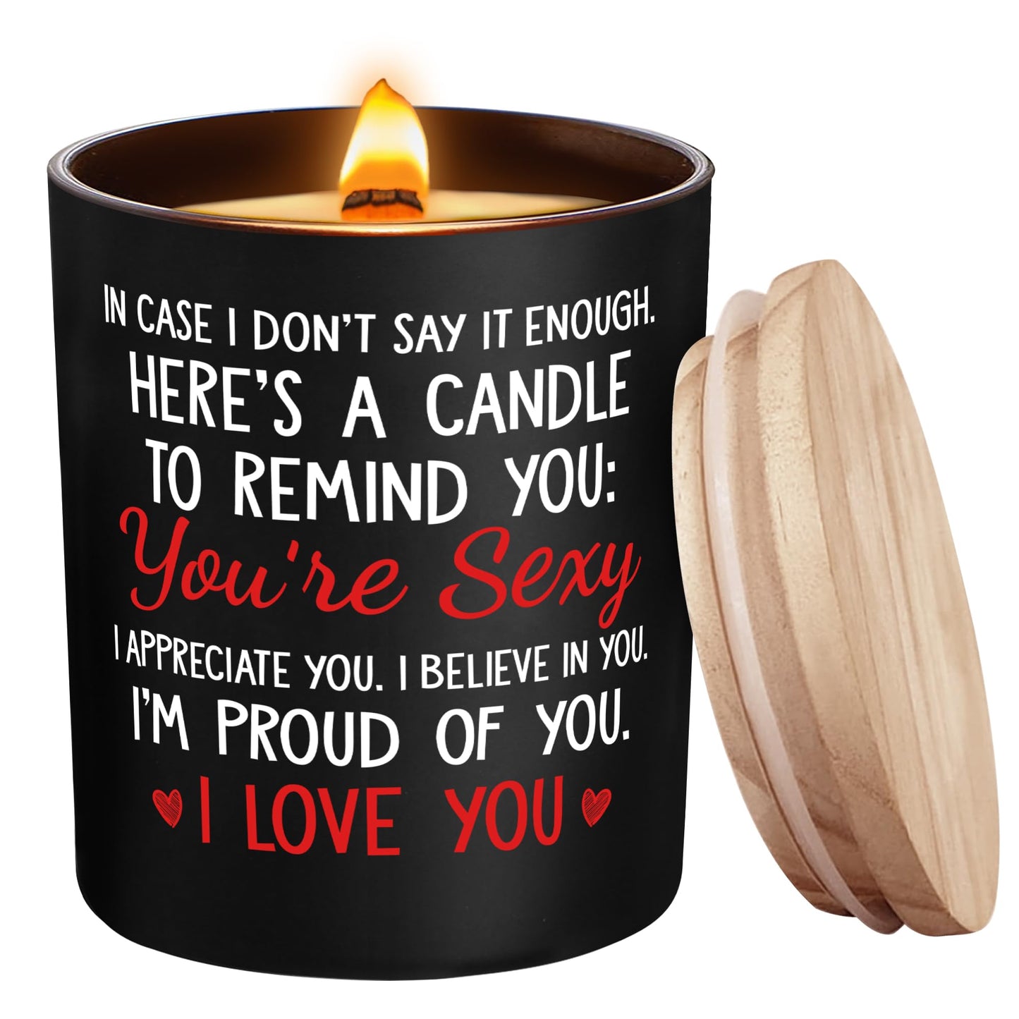 Anniversary Wedding, Birthday Gifts for Her Him - Romantic Gifts for Wife, Girlfriend, Boyfriend, Husband, Couples - Lavender & Vanilla Scented Candle