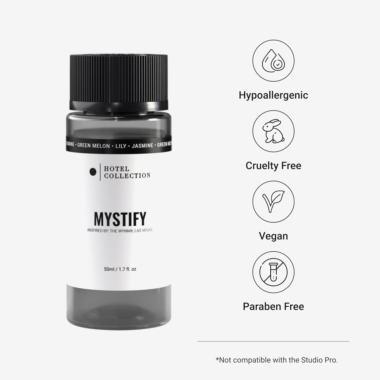 Hotel Collection Diffuser Oil - Mystify - Aromatherapy Essential Fragrance Oil - Jasmine, Green Melon, Lily - 50mL 1.7 Fl oz