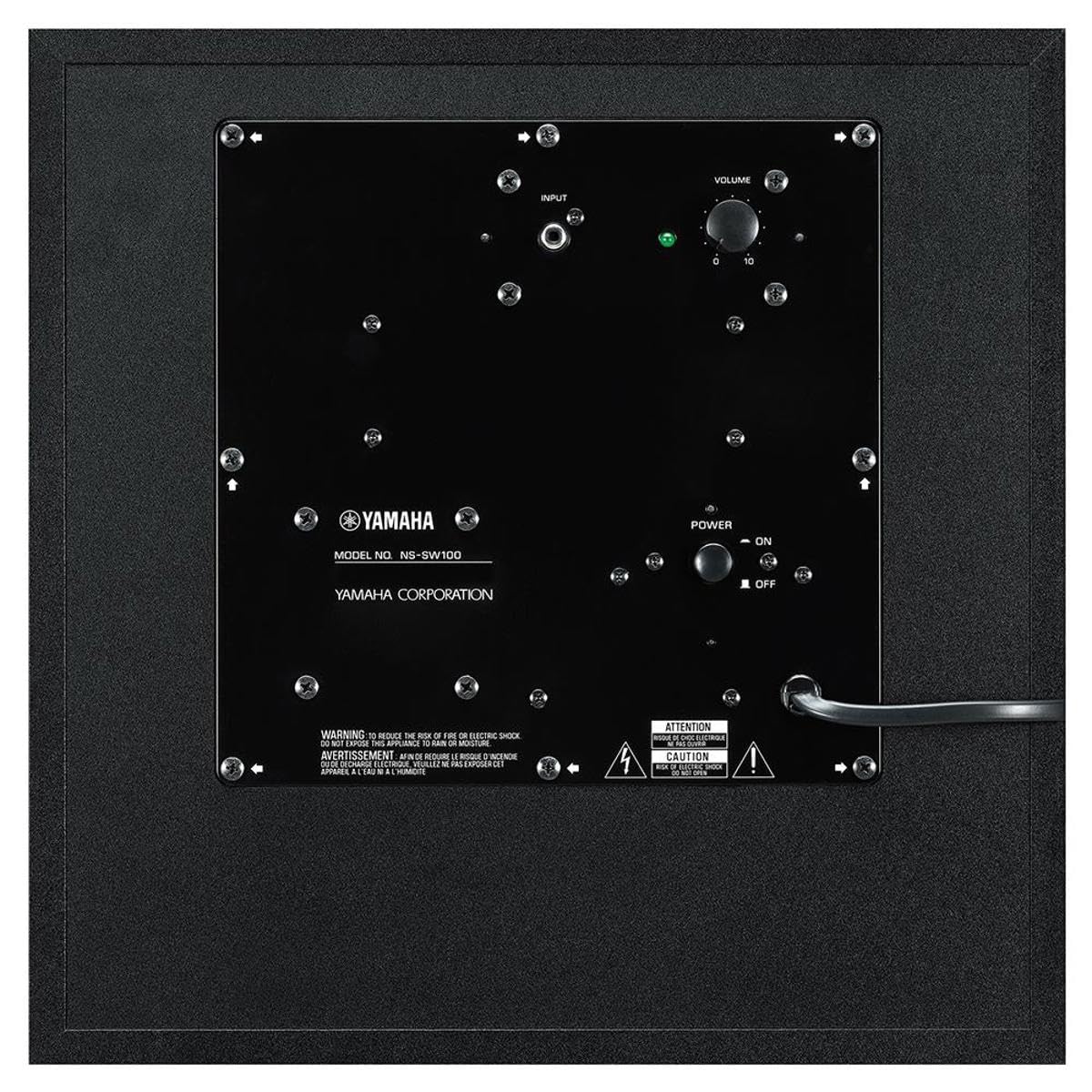 Yamaha Audio 10" 100W Powered Subwoofer - Black (NS-SW100BL)