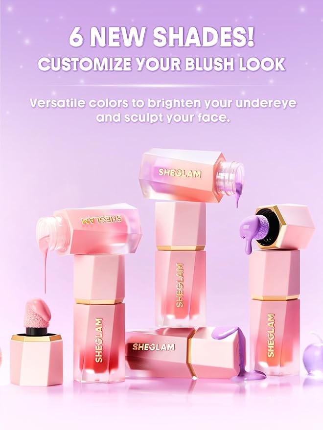 SHEGLAM Color Bloom Liquid Blush-Pink Slip