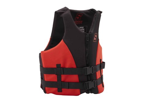 Seachoice Evoprene Multi-Sport Life Jacket - 2XL - Red/Black, Fits Chest 44-50 in, USCG Level 70