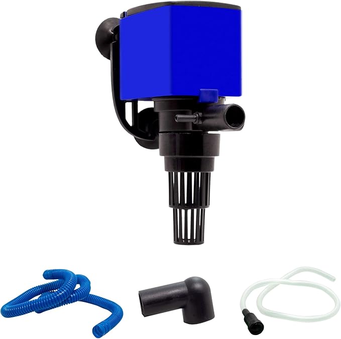 Aqua Dream 475 GPH Submersible Pump(1800L/H,25W) Quiet Internal Aquarium Powerhead Water Pump 3-in-1 Functionality Circula...