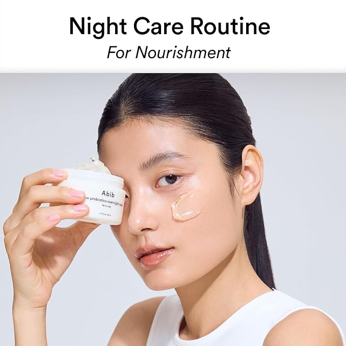 Abib Rice Probiotics Overnight Mask Barrier Jelly 2.7 fl oz I Moisturizer for Slugging Intensive Hydrating Nourishing Face Sleep Sleeping Mask for Korean Skin Care jelly eye cream clay mask glass skin