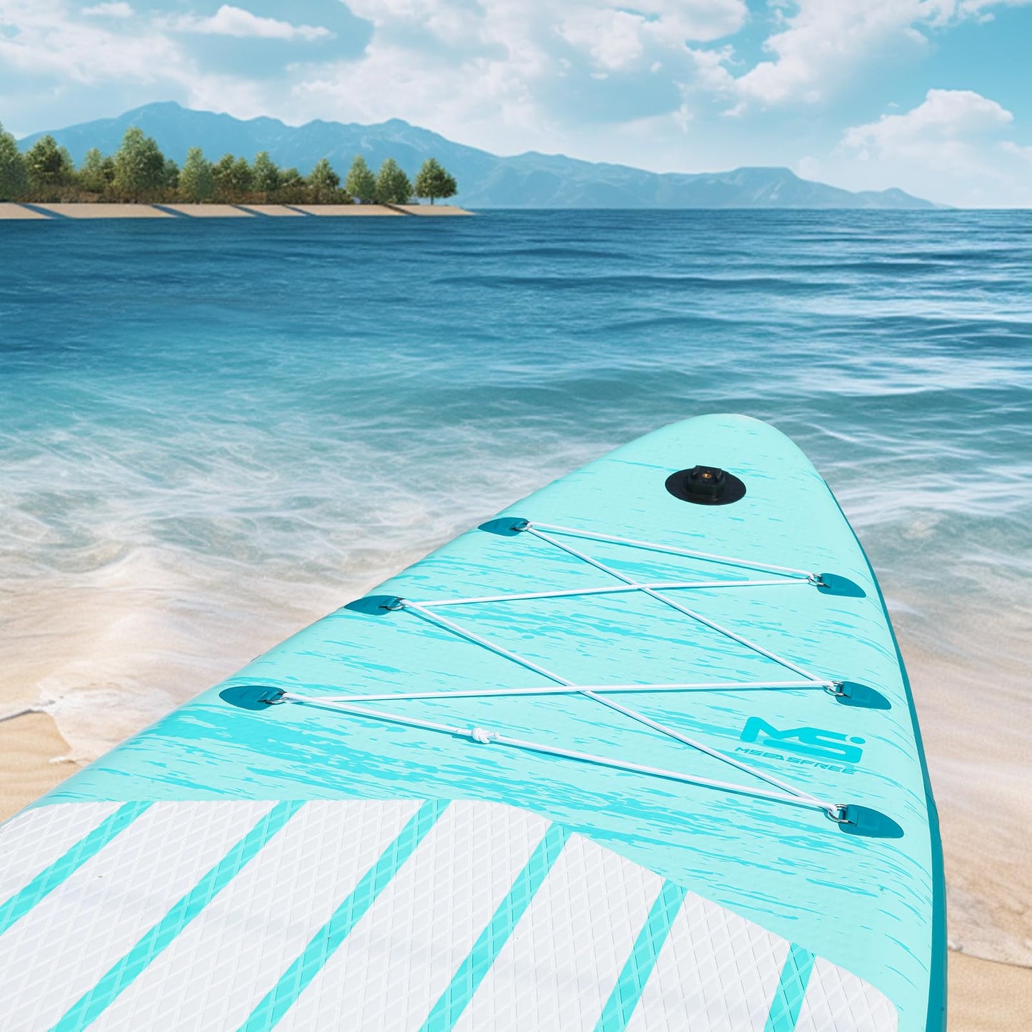YoePuiw 11”33“6 Premium Inflatable Stand Up Paddle Boards with Durable SUP Paddle Board Accessories Wide Stable Design Includes Backpack Required Parts Non-Slip Comfort Deck for Youth & Adults
