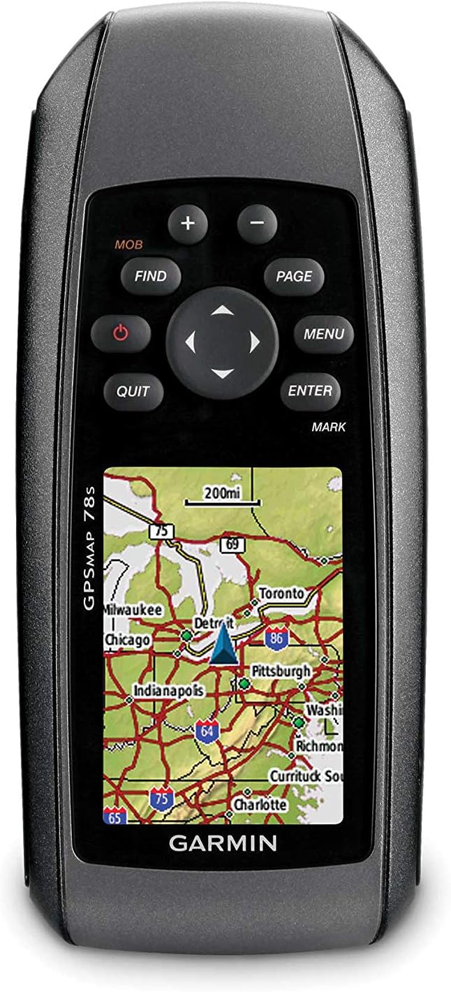 Garmin GPSMAP 78 2.6-Inch Marine GPS Navigator and Worldwide Chartplotter