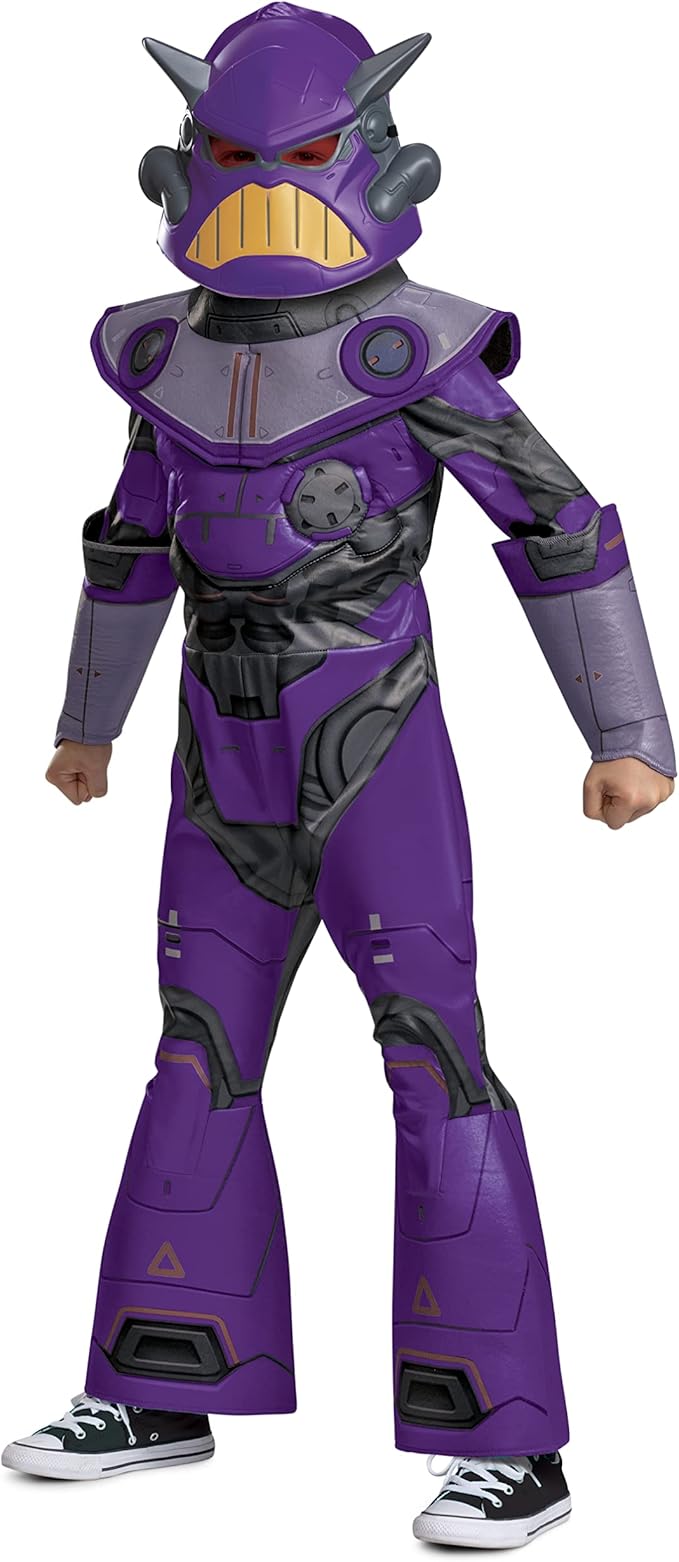 Disguise boys Disney Pixar Lightyear Zurg Costume for Kids, Official Disney Lightyear Costume Outfit