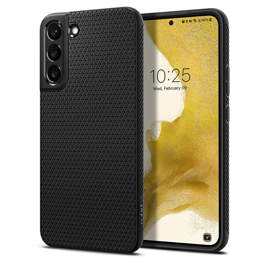 Spigen Liquid Air Designed For Galaxy S22 Plus Case (2022) - Matte Black