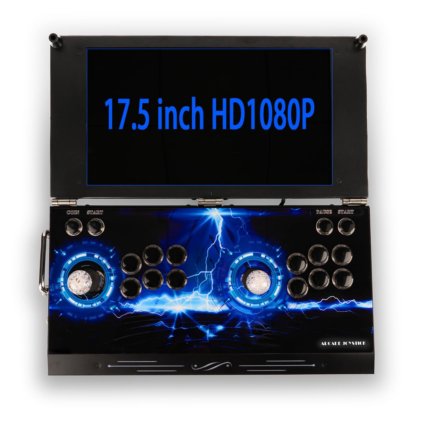 TOJASDN 30000 in 1 Portable Arcade Game Console 17.5-inch HD Screen Dual Players Pandoras Box 80S,Retro Video Game Machine Search/Hide/Save/Load/Pause Games