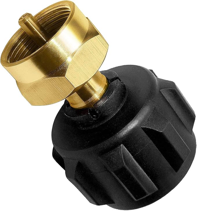 DOZYANT Propane Refill Adapter, LP Gas Cylinder Tank Coupler - Fits QCC1 / Type1 Propane Tank and 1 lb Throwaway Disposabl...