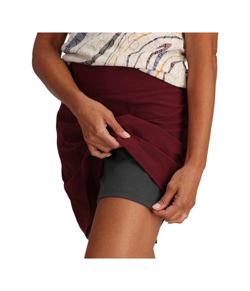 Royal Robbins Discovery III Skort Burnt Grape 4 4.5
