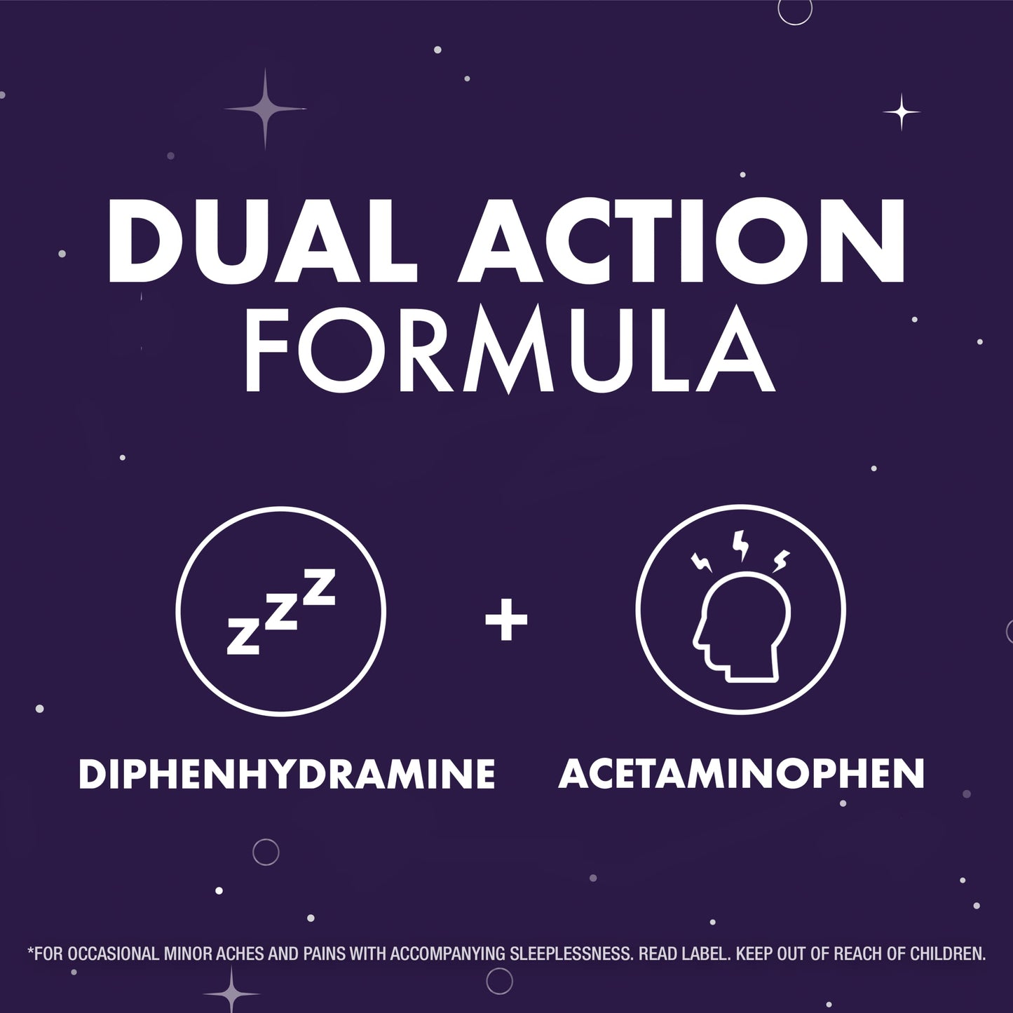 ZzzQuil Liquid Max Strength Pain Reliever, Nighttime Sleep Aid Liquid, Acetaminophen 1000mg, Diphenhydramine 50mg HCI, Non-Habit Forming, Black Cherry Flavored, 2 Pack, 24 FL OZ