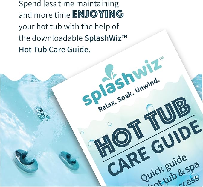 ProTeam Non-Chlorine Spa Shock for Hot Tub – Fast-Acting Oxidizing Shock Treatment, Clears Cloudy Water & Eliminates Odors – Made in USA, 2.2 lb + SplashWiz Care e-Book