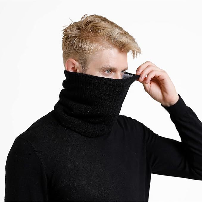 Winter Scarf Neck Warmer Gaiter Face for Men Women Warm Fleece Ski