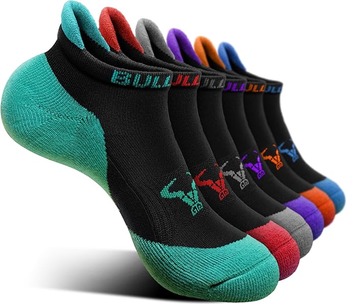 Socks For Women 6Pairs-Womens Athletic Ankle Socks No Show Cushioned for Walking Running-Compression Arch Support