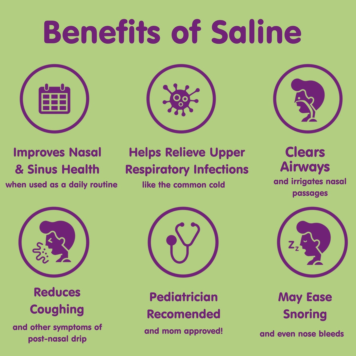 Boogie Saline Nasal Spray Mist for Baby and Kids, Allergy Relief, Nasal Decongestant, Made with Saline, Fresh, 3.1 Ounce (Pack of 3)