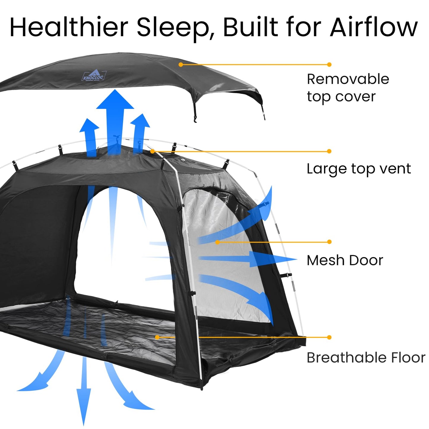 Twin Bed Tent for Kids and Toddlers, CPC Certified Bed Fort, 95% Blackout Sensory Tent for Sleeping, Calming & Privacy, Breathable & Portable, Easy to Use