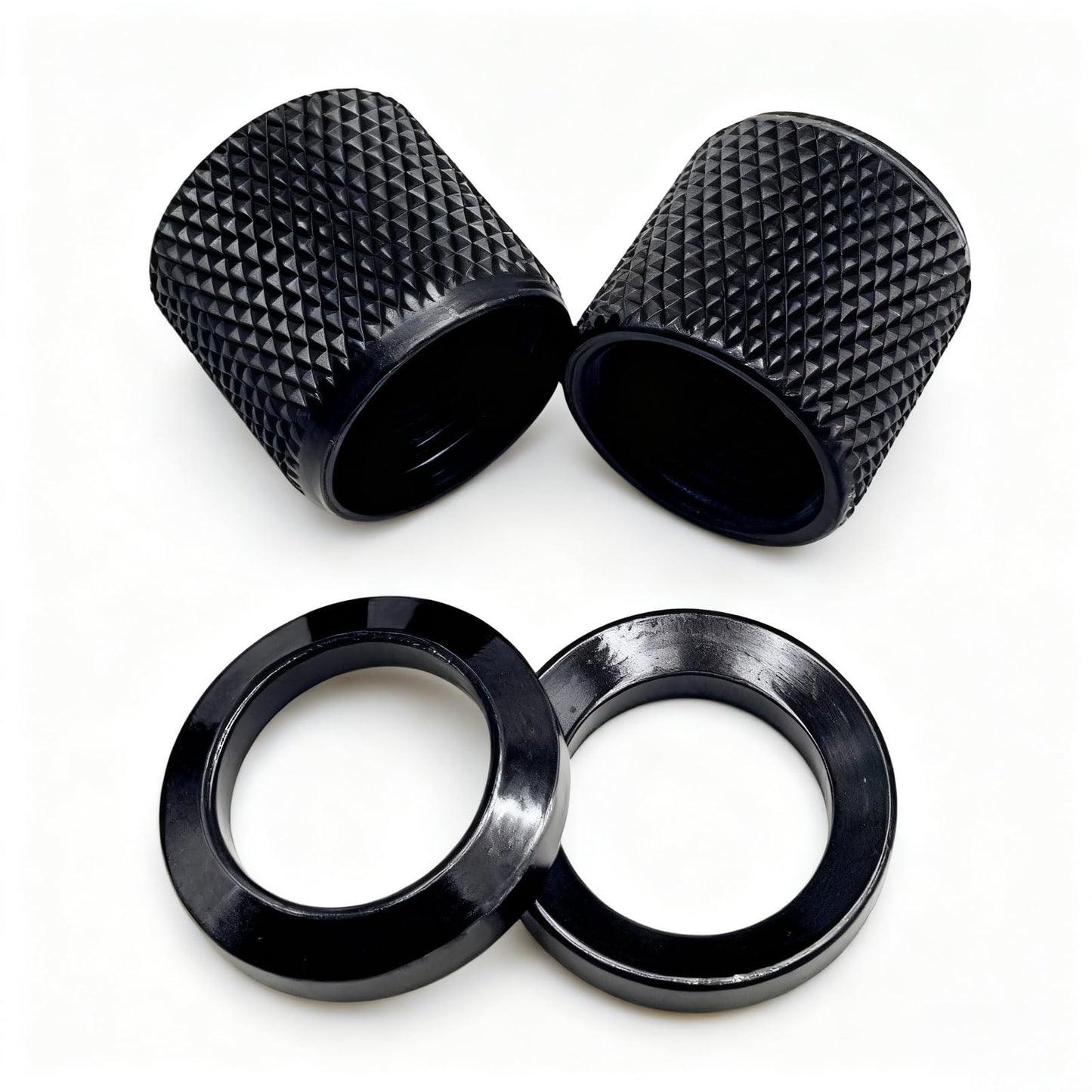 Thread Protector 1/2 * 28 for .22LR .223 & 5.56, with Crush Washer, Steel, 2 Pack (2)