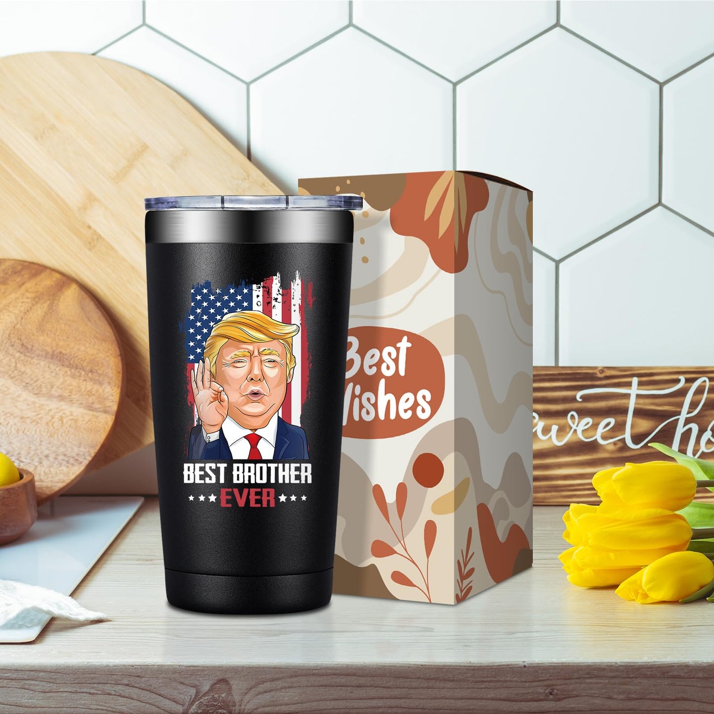 Grifarny Brother Gifts from Sister - Christmas, Fathers Day, Birthday Gifts for Adult Brothers - You Are a Really Really Great Brother Tumbler Cup 20oz