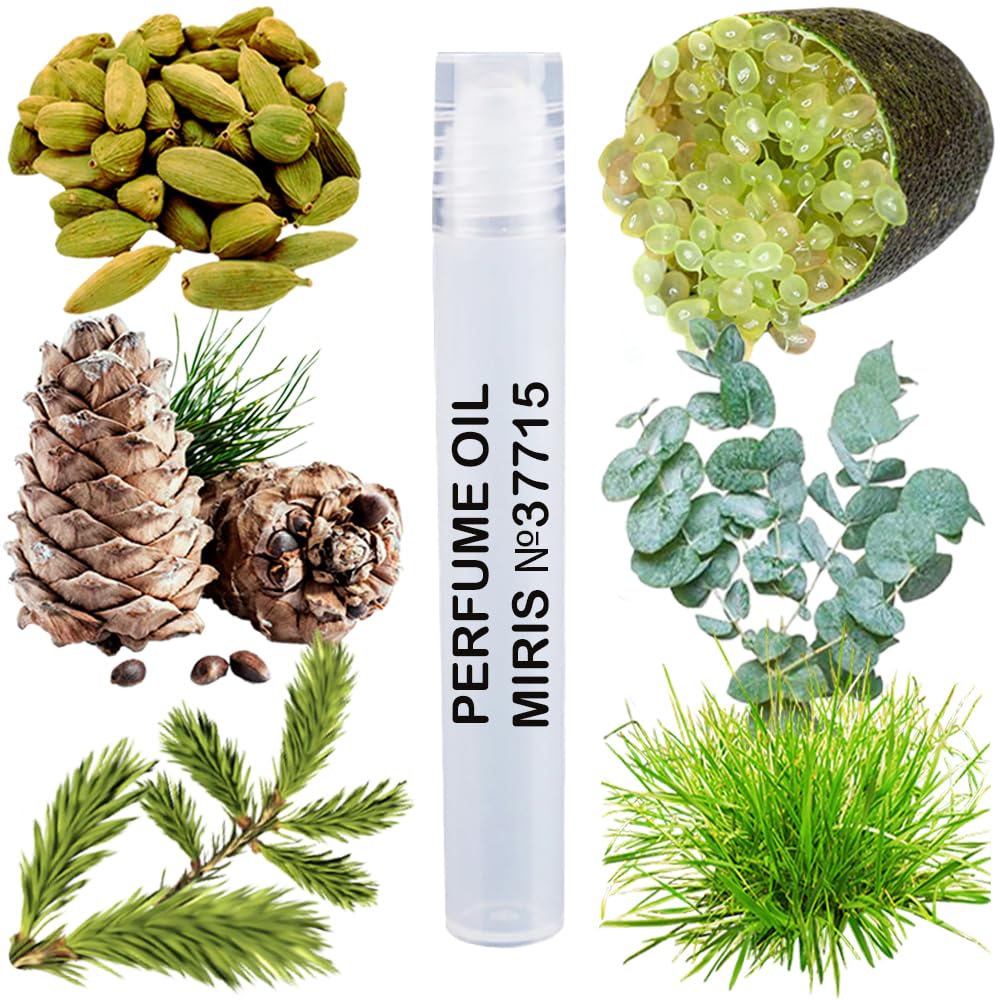 MIRIS No. 37715, Inspired by L.12.12 Blanc, Long-Lasting Perfume Oil for Men Roll-On, Rollerball 0.34 Fl Oz / 10 ml