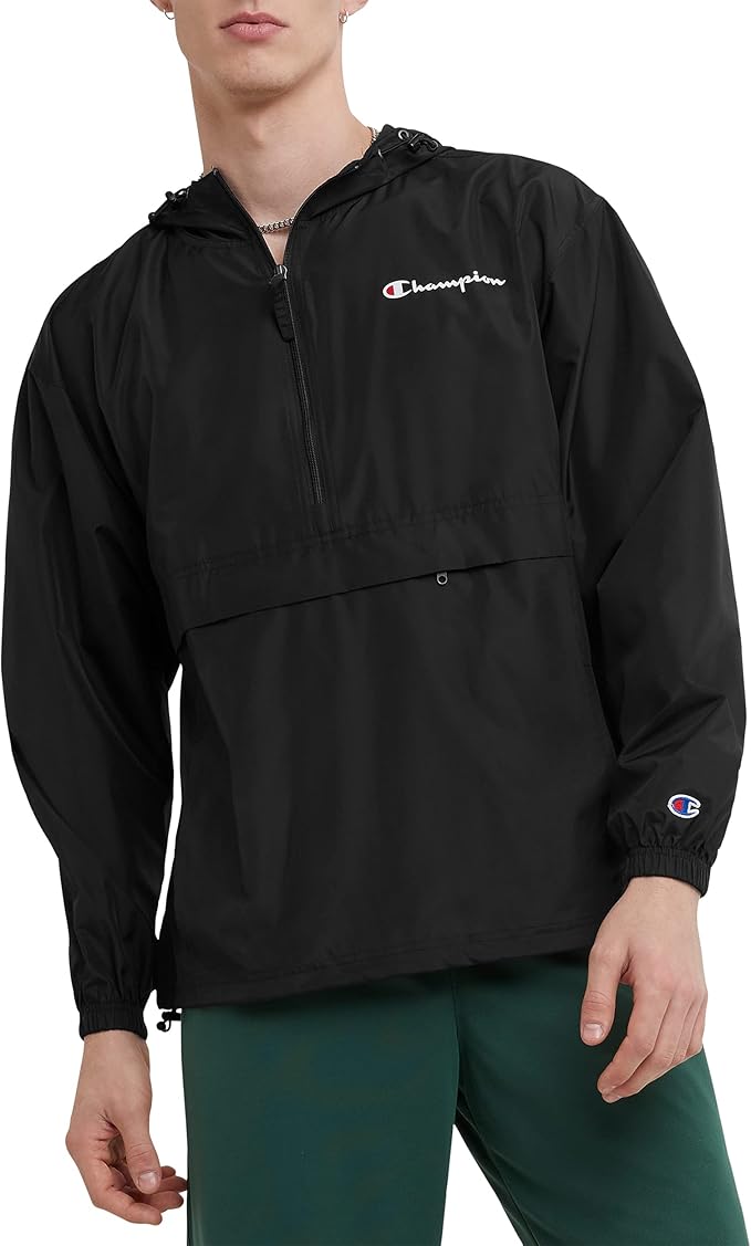 Champion Men's Jacket, Stadium Full-zip Jacket, Wind Resistant, Water Resistant Jacket for Men