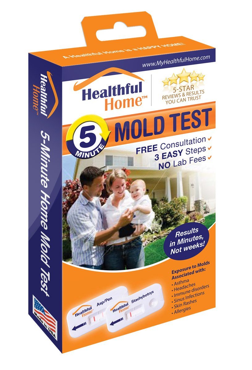 Healthful Home 5-Minute Mold Test. Aspergillus/Penicillium and Stachybotrys. No Waiting Days for Culture Plates or Labs. Works Even If You Can't See The Mold. Expert Consultation Included.