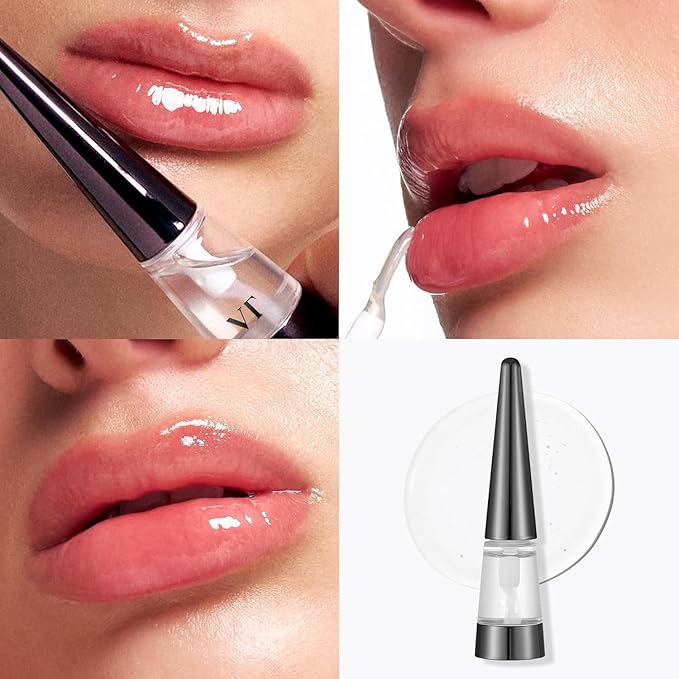 VTCOSMETICS Reedle Shot Lip Plumper, 0.15 oz (4.3 g), Moisturizing, Transparent, Lip Gloss, Stocking Stuffers, Fragrance-free, Korean Cosmetics (Expert)