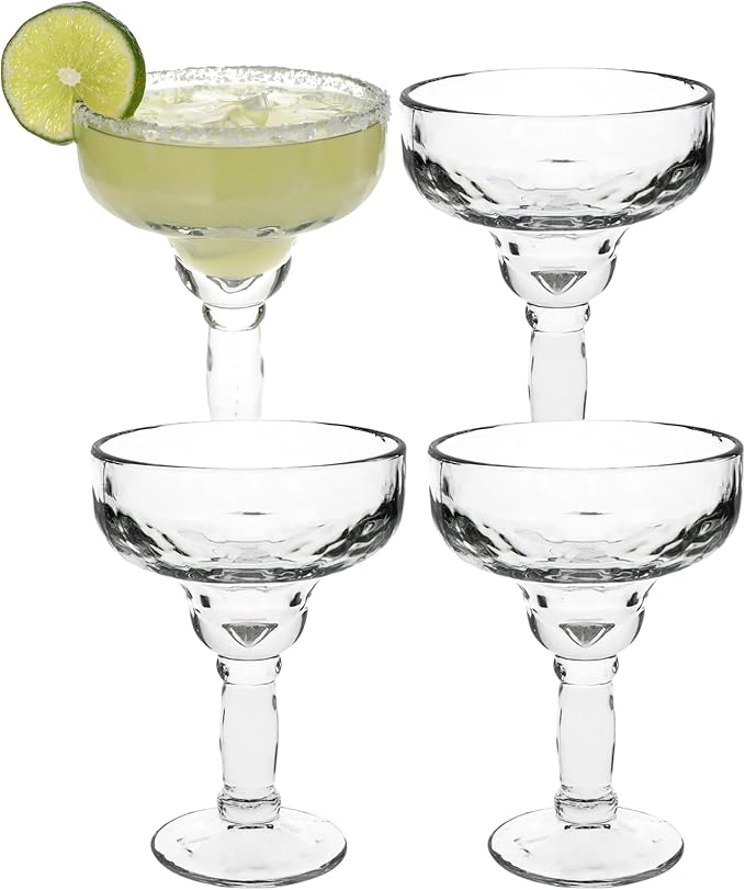 SHMIR Margarita Glasses 13.5 oz Clear Glassware for Cocktail Mixed Drinks Dessert Home Kitchen Bar Party Cups Favor Table ...