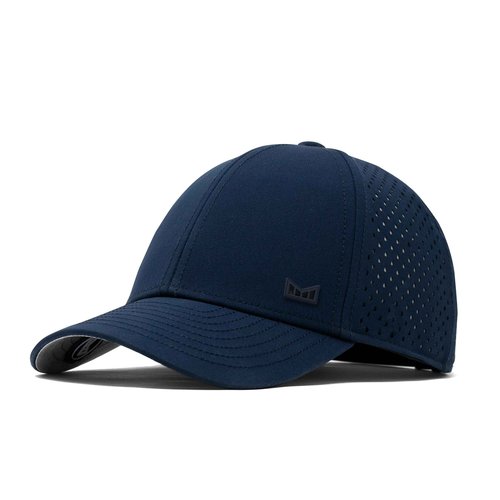 melin A-Game Icon Hydro, Navy, Performance Snapback Hat, Water-Resistant Baseball Cap for Men & Women, Medium-Large