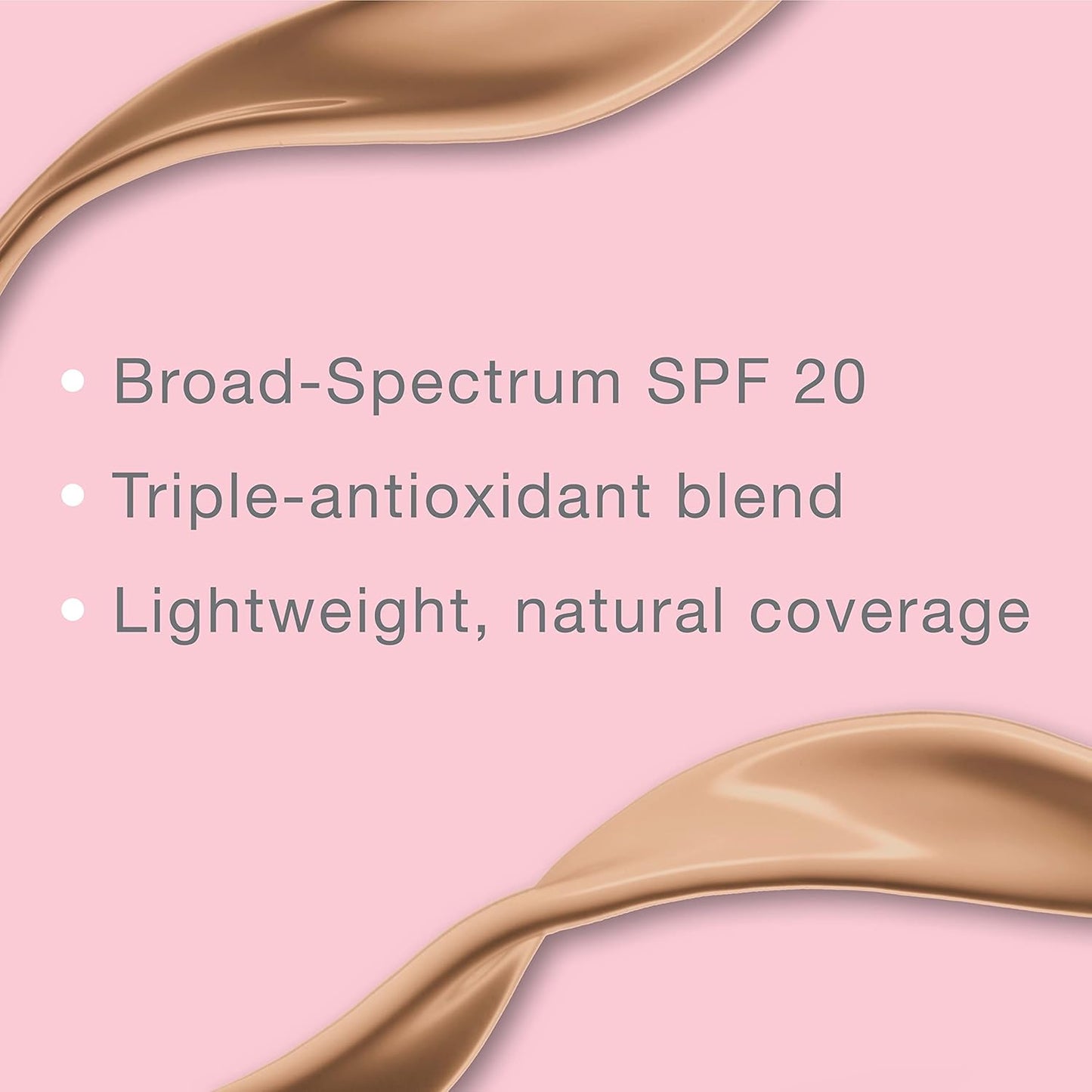 Neutrogena Healthy Skin Liquid Foundation Makeup with Broad Spectrum SPF 20 Sunscreen, Lightweight, Medium Coverage Makeup with Sunscreen and Pro-Vitamin B5, Fresh Beige 70, 1 fl. oz