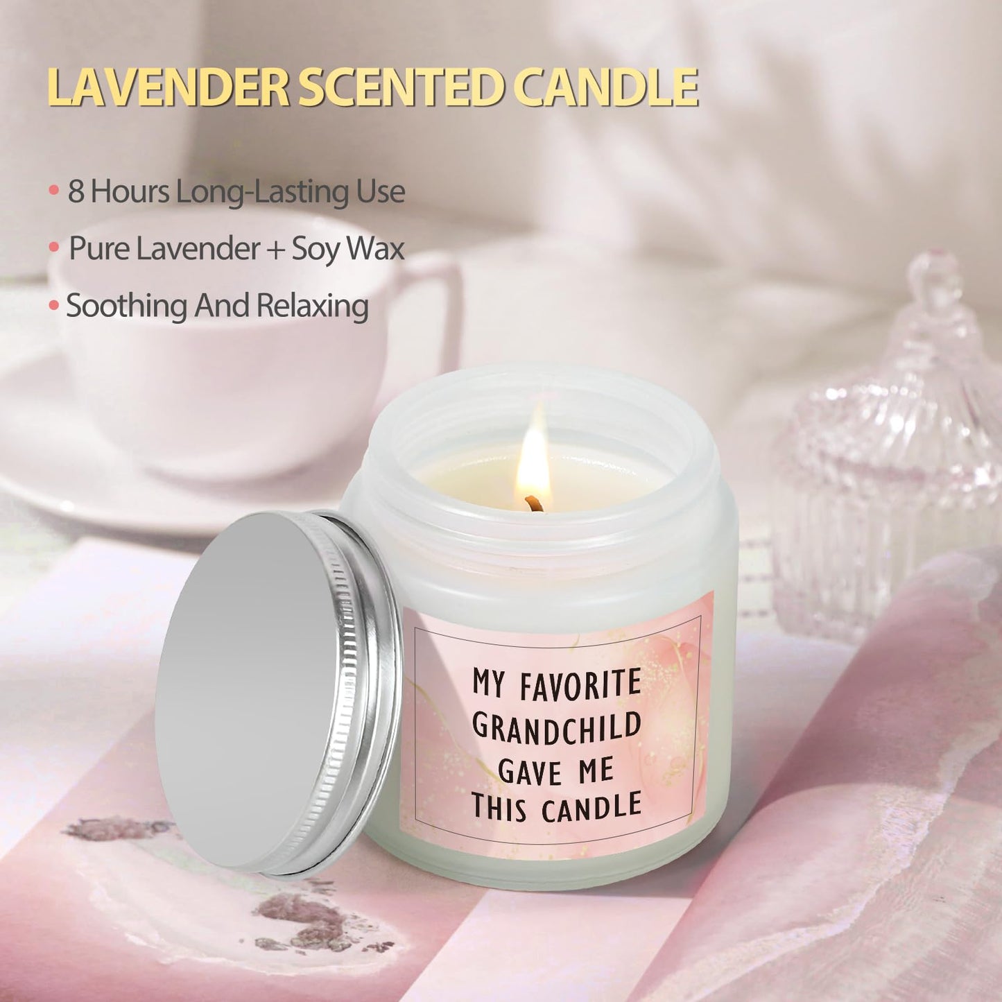 Suhctuptx Grandma Gifts, Christmas Birthday Gifts for Grandma, Best Funny Mothers Day Ideas Gift for Gigi Grandparent Nana Basket Set from Granddaughter Grandson with Canvas Tote Bag Pink