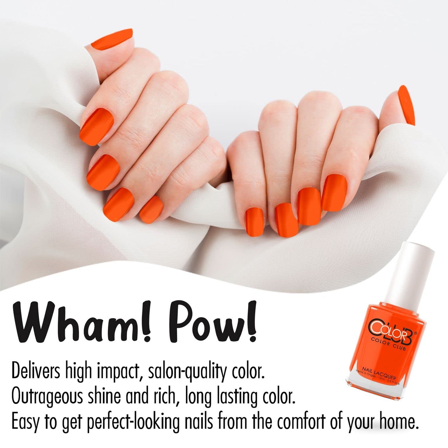 Color Club Wham! Pow! Color Club Nail Lacquer .5 Fl Ounce - 15 Ml, 0.5 fluid_ounces
