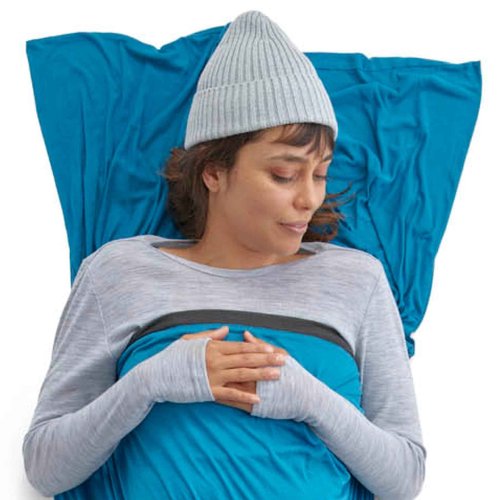 Sea to Summit Breeze Sleeping Bag Liner w/Permethrin, Rectangular w/Pillow Sleeve