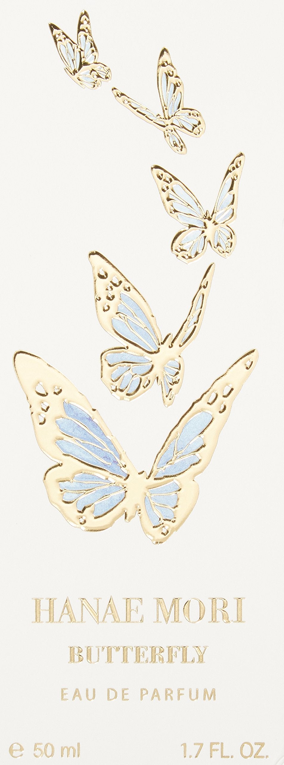 Hanae Mori Butterfly Eau De Parfum Spray for Women, 1.7 Fl Ounce