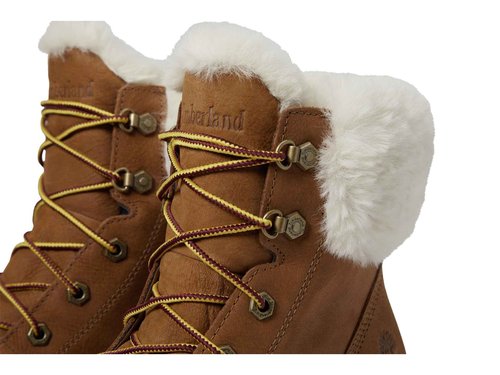 Timberland Women's Cortina Valley Winter Hiker WP Boot, Medium Brown Nubuck, 6