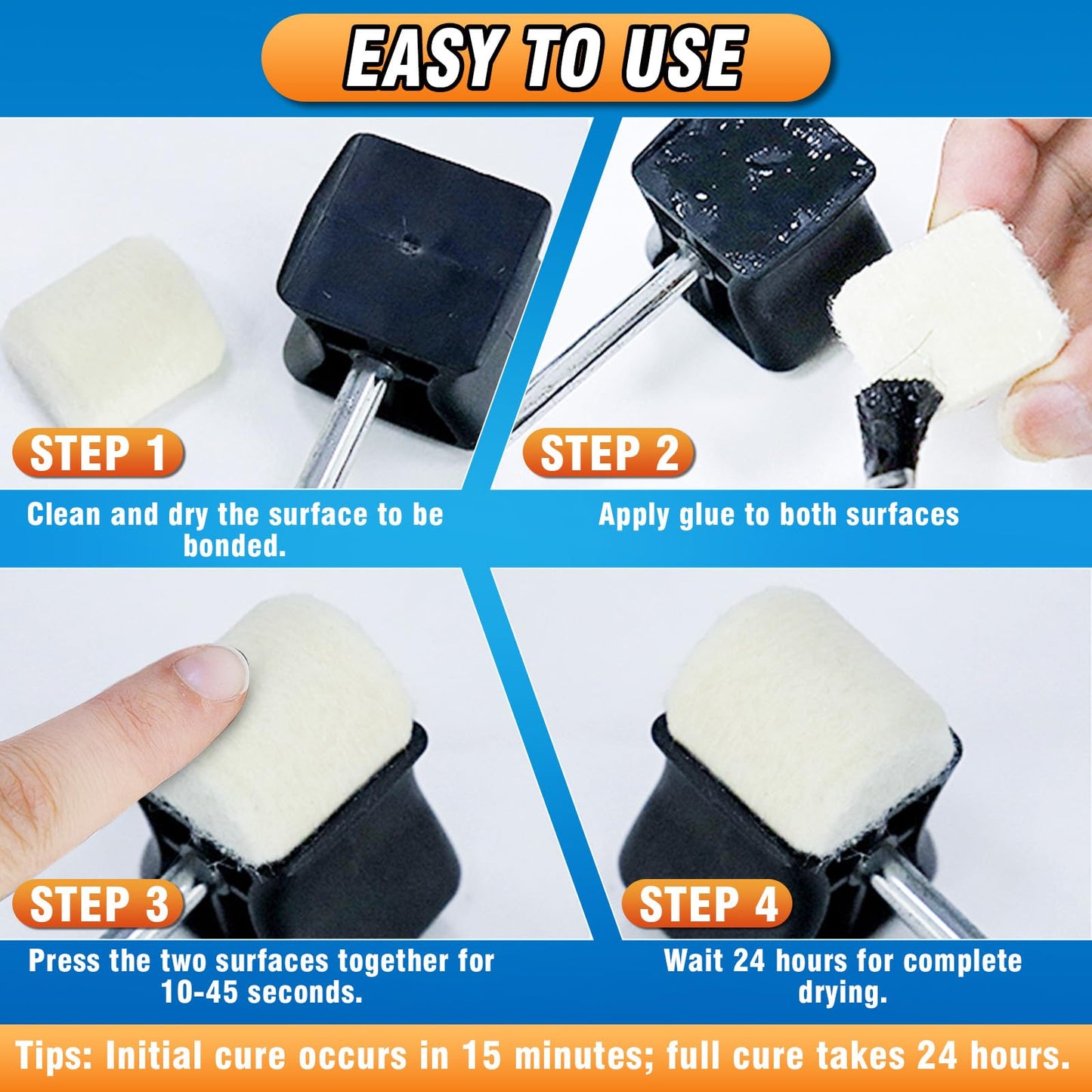 Super Glue with Brush (130ml) - All Purpose Strong Clear Adhesive, Waterproof Superglue Multi-Purpose Glue Gel for Wood, Ceramic, Glass, Leather, Plastic, Rubber, DIY Crafts & Industrial Repairs