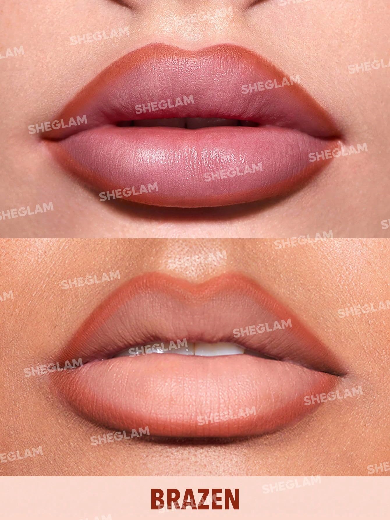 SHEGLAM Lip Facts Lip Liner Highly-Pigmented Pencil For Shaping & Sculpting Lips Long-Lasting Creamy Make Up-Brazen