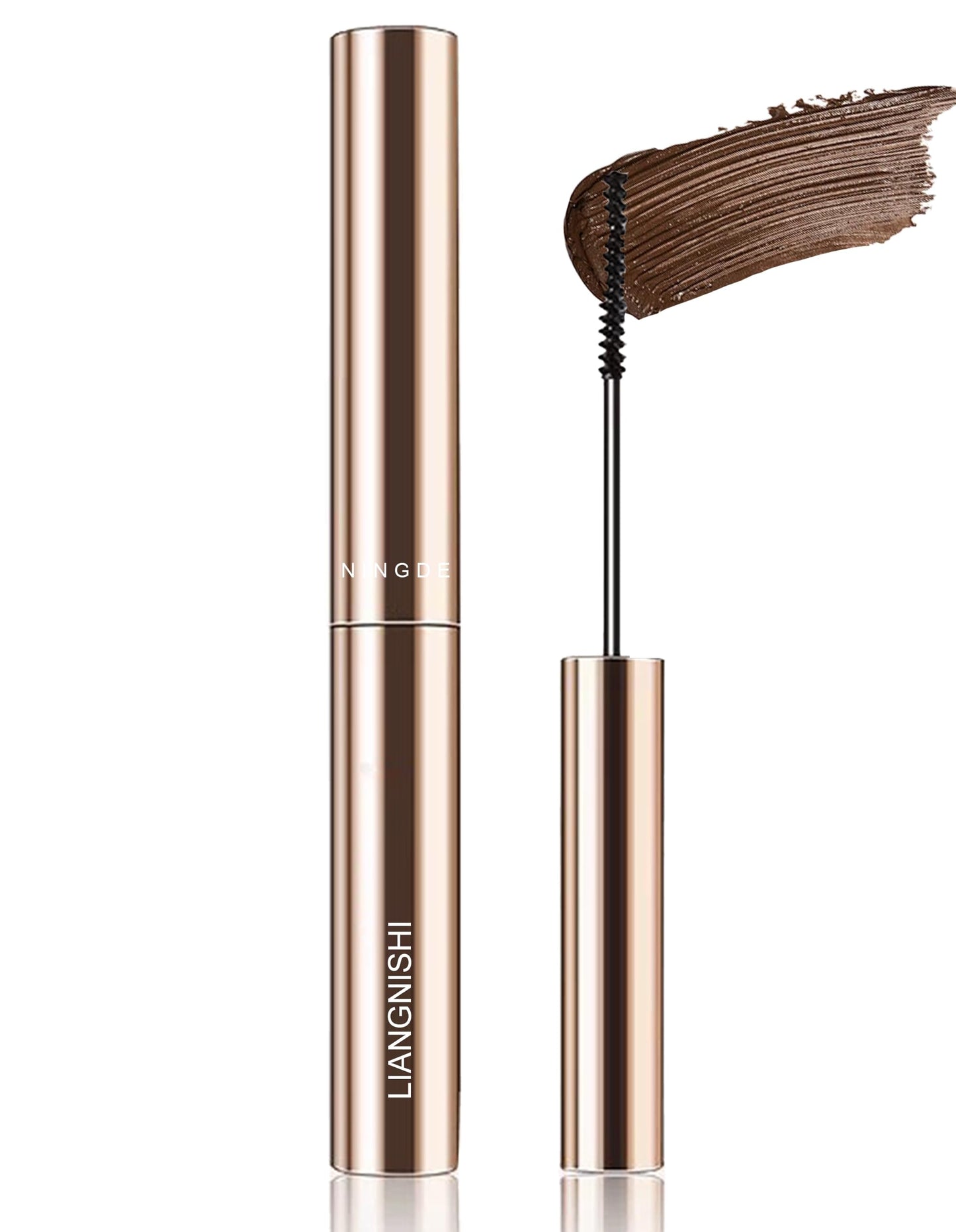Brown Mascara for Fine Short Lash & Older Women & Mulit-layered Lashes, Ultimate Length Volumizing Lower Bottom Lashes Mascara,