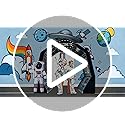 3Pcs Outer Space Porch Banner Space Birthday Party Decorations Spaceship Hanging Banner Astronaut Planet Door Covers Backd...