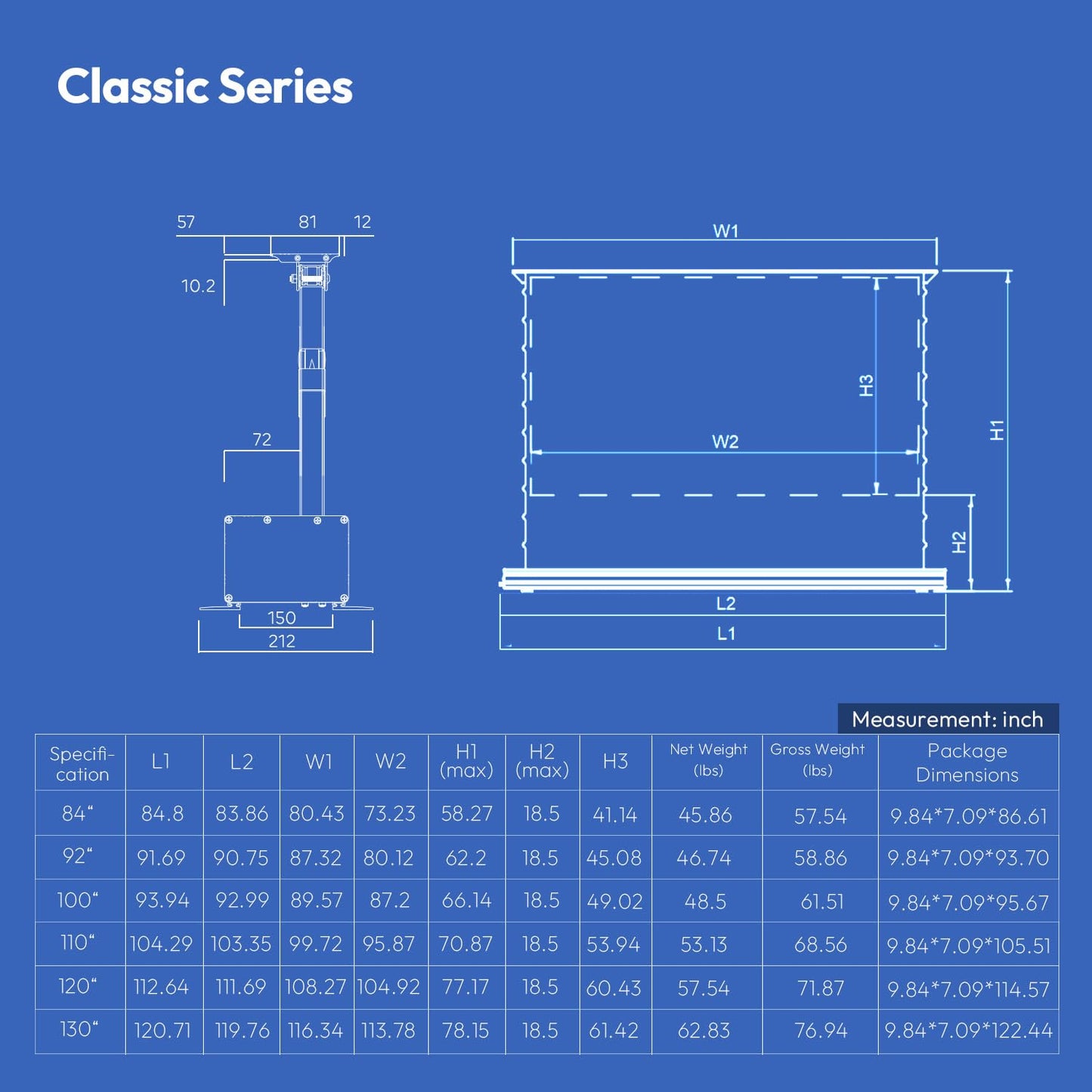 NothingProjector Motorized ALR Screen, 85% Ambient Light Rejecting, 120 inch, Floor Rising, 4K/8K UHD, Active 3D, Anti Daylight, Retractable Automatic for Standard/Long/Ultra Short Throw Projector