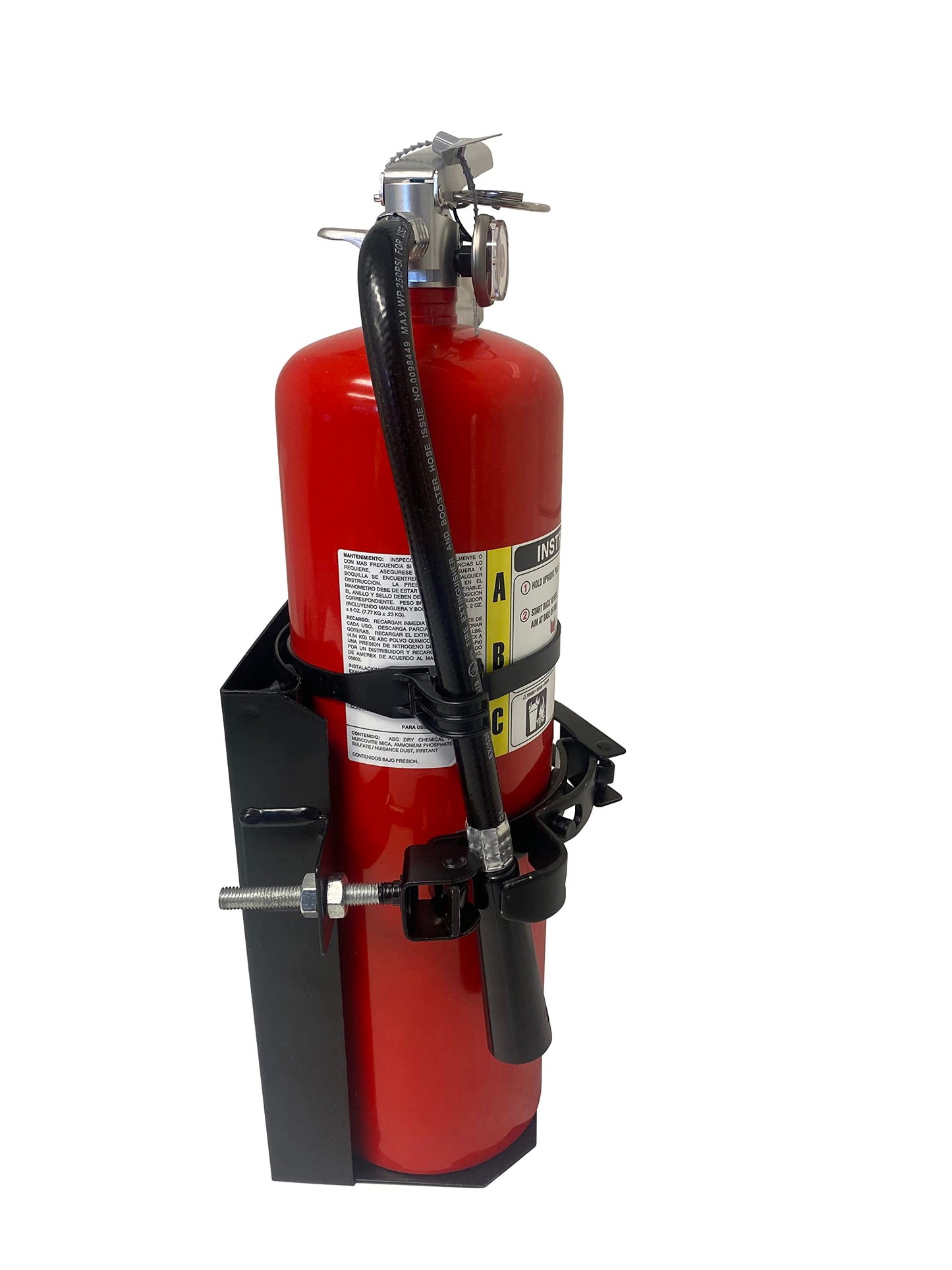 Heavy Duty Fire Extinguisher Vehicle Bracket for 10lb Dry and/or 5lb Co2 Generic for 809