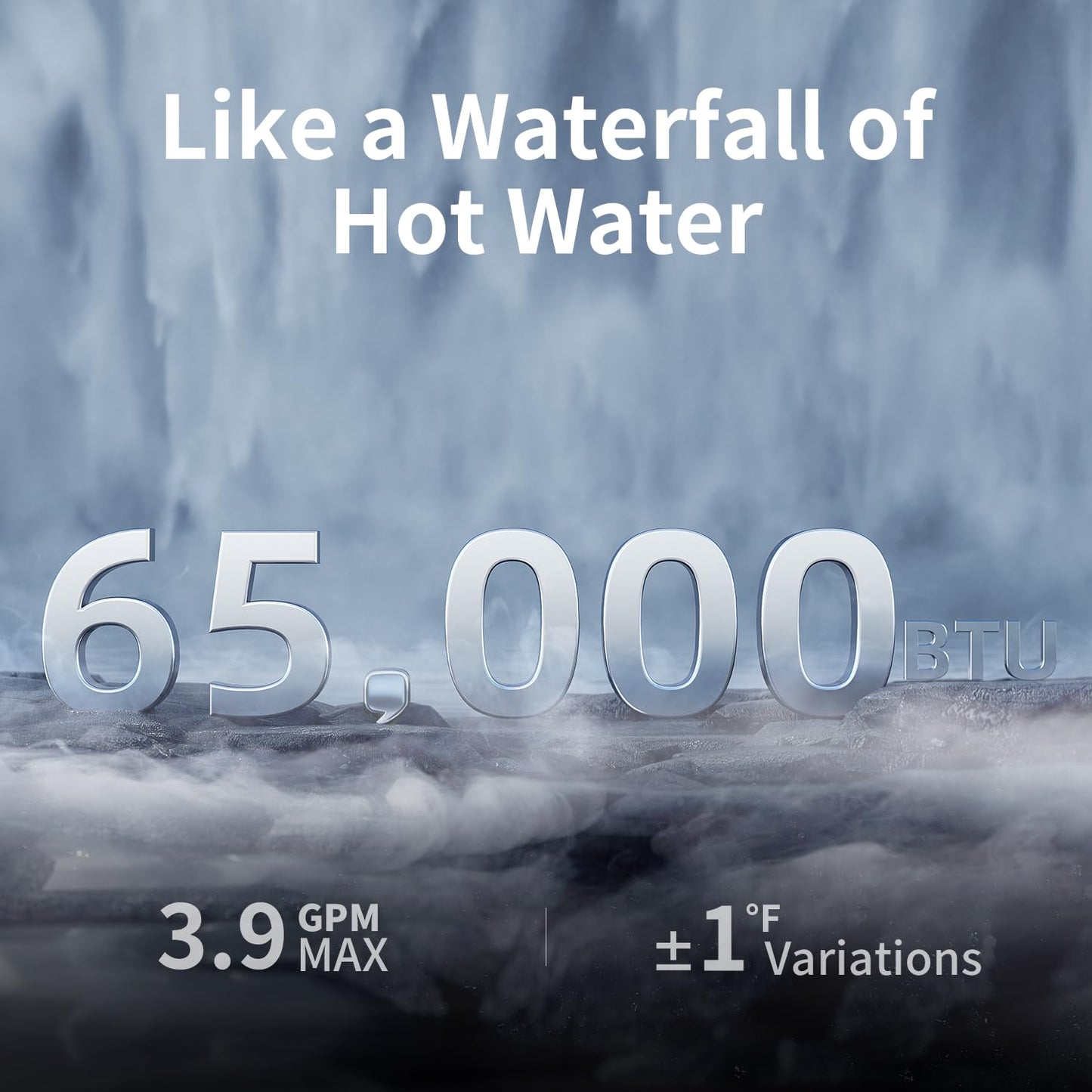 Ranein x Vancepic RV Tankless Water Heater, 65,000 High Output, Cold-Water Surge Reduction Technology, Built-in Mixing Tank, External Showerhead, Ideal for Everyday Use by RVers