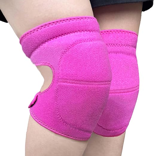 Knee Pads for Kneeling Work, Soft Garden Knee Pad for House Cleaning Worker, Waterproof Foam Cushion, Safety Knee Protector for Flooring and Carpet Installers, Prefect Gifts for Mens Womens for Christmas, Pink L (1 Pair)