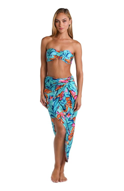 Sunshine 79 Women's Standard Swimsuit Beach Cover Up Pareo, Multi//Polynesia Tropics
