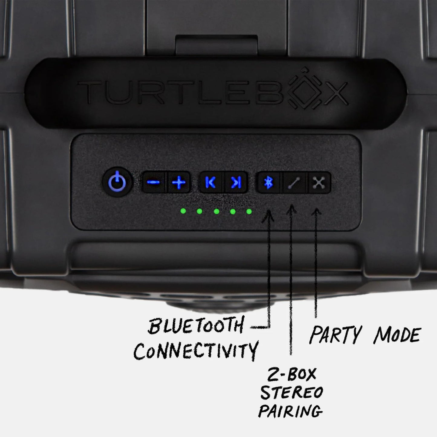 Turtlebox Original Gen 3: Portable Outdoor Bluetooth Speaker – Ultra-Loud (120dB), Waterproof (IP67), Rugged, Impact-Resistant, 3-Day Battery | Party Mode: Unlimited Pairing for Stereo Sound, Gray