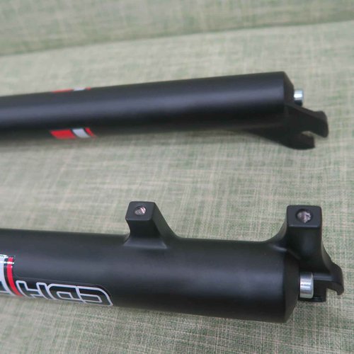 CDHPOWER MTB Suspension Fork 26/27.5/29 Inch, 28.6mm Straight Tube Manual Lockout Ultralight Aluminum Alloy and 1-1/8 inch headset Combo (29 inch)