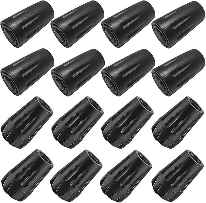 Diooid Trekking Pole Accessories Extra Thick and Wear Resisting Rubber Tips Snow Support Mud Support for Hiking Poles for ...