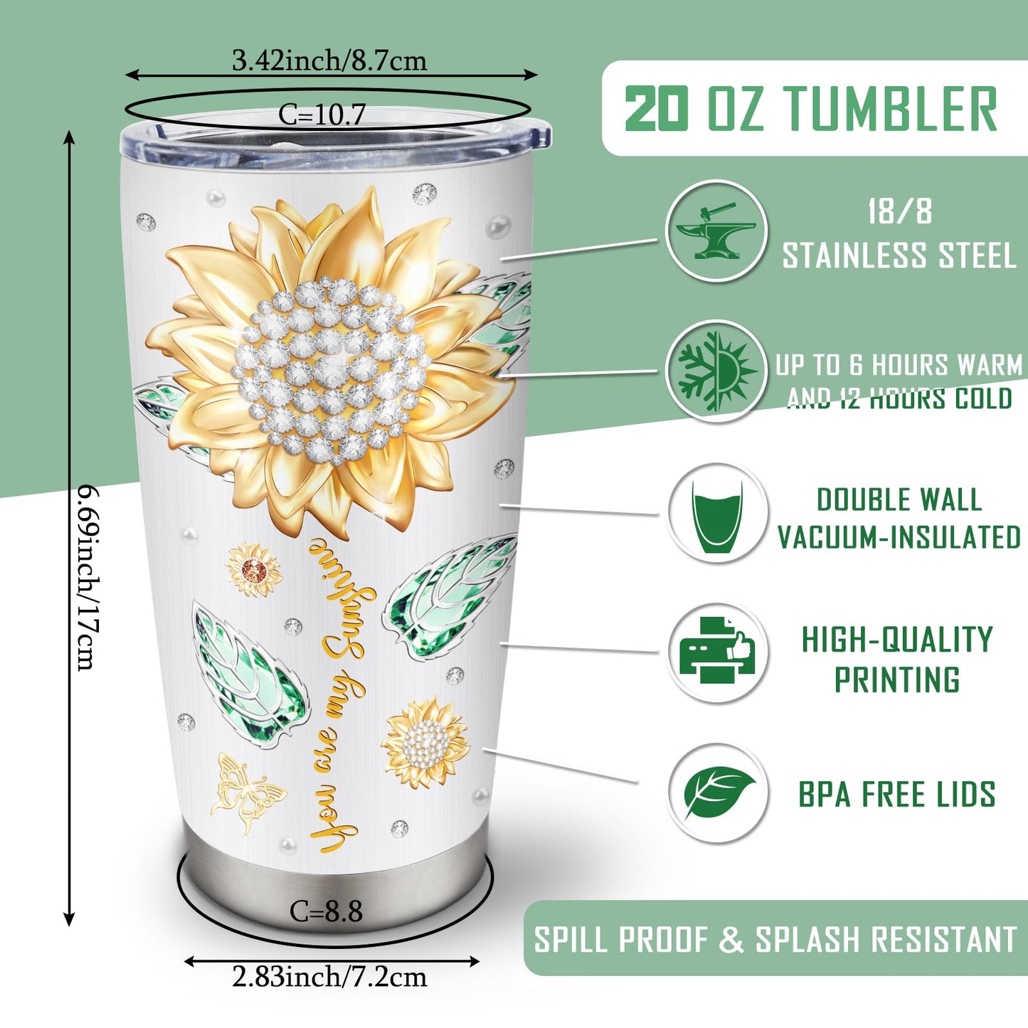 Muilzon Granddaughter Gifts from Grandma/Grandpa Tumblers 20oz - Birthday Christmas Graduation Gifts for Granddaughter - Best Gift Ideas for Granddaughters