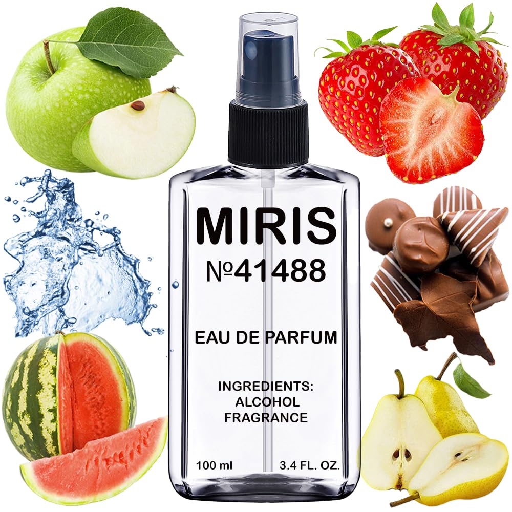 MIRIS No. 41488, Inspired by Sorbetto Rosso, Long-Lasting Eau de Parfum for Women, Spray 3.4 Fl Oz / 100 ml